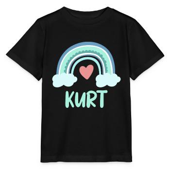 Kurt Nom Rainbow Baby - T-shirt bio MINI CREATOR Stanley/Stella Enfant - noir - Devant - Mikhail (115cm)