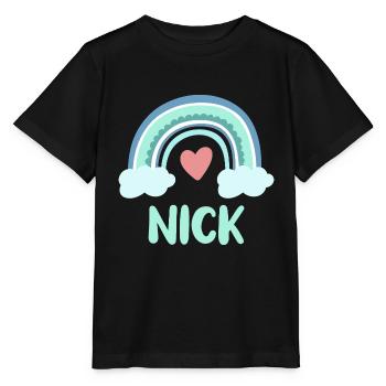 Surnom Rainbow Baby - T-shirt bio MINI CREATOR Stanley/Stella Enfant - noir - Devant - Mikhail (115cm)
