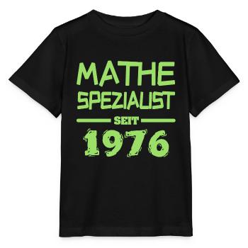 Jahr 1976 - Stanley/Stella Kinder T-Shirt MINI CREATOR  - Schwarz - Vorne - Mikhail (115cm)