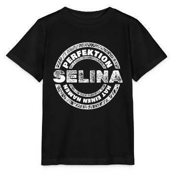 Perfekt Selina - Stanley/Stella Kinder T-Shirt MINI CREATOR  - Schwarz - Vorne - Mikhail (115cm)