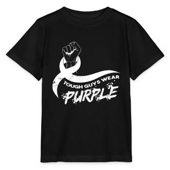 Les durs à cuire portent du violet - T-shirt bio MINI CREATOR Stanley/Stella Enfant - noir - Devant - Mikhail (115cm)