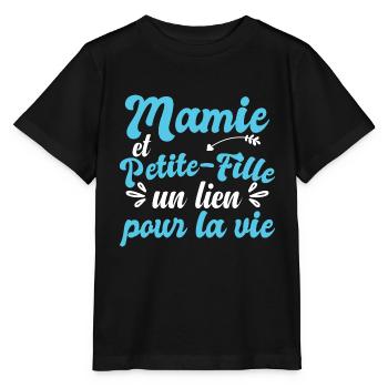Mamie Et Petite Fille - T-shirt bio MINI CREATOR Stanley/Stella Enfant - noir - Devant - Mikhail (115cm)