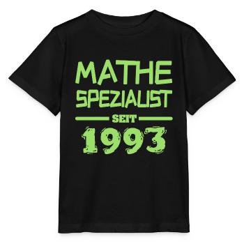 Witzig 1993 - Stanley/Stella Kinder T-Shirt MINI CREATOR  - Schwarz - Vorne - Mikhail (115cm)