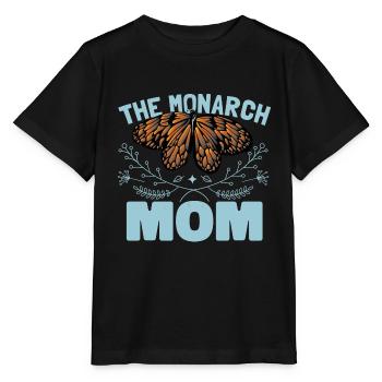 La maman monarque - T-shirt bio MINI CREATOR Stanley/Stella Enfant - noir - Devant - Mikhail (115cm)