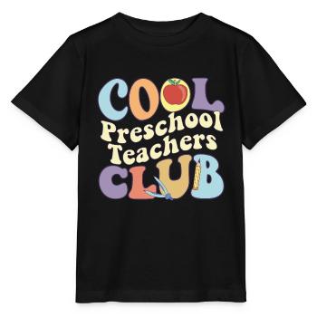 Cool Pre School Teacher Club Pke-K Vibes Teacher - Stanley/Stella MINI CREATOR Kids’ T-Shirt - black - Front - Mikhail (115cm)