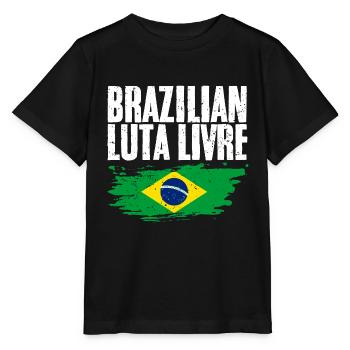Cool Brazilian Martial Arts Luta Livre For - Stanley/Stella MINI CREATOR Kids’ T-Shirt - black - Front - Mikhail (115cm)