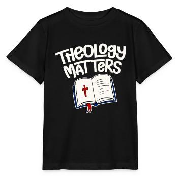 Questions de théologie 4 - T-shirt bio MINI CREATOR Stanley/Stella Enfant - noir - Devant - Mikhail (115cm)
