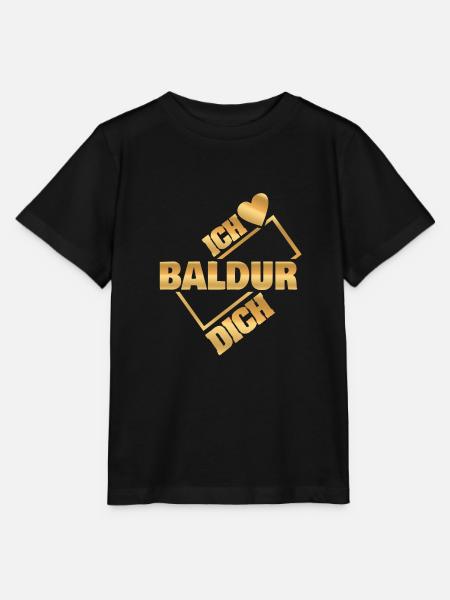 Baldur als Couple - Stanley/Stella Kinder T-Shirt MINI CREATOR - Schwarz
