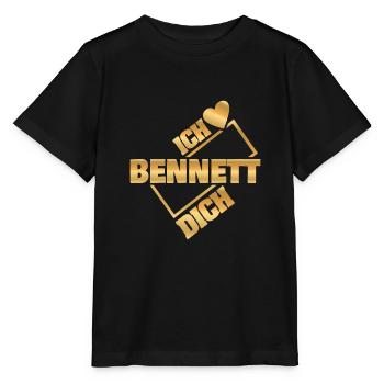 Bennett en couple - T-shirt bio MINI CREATOR Stanley/Stella Enfant - noir - Devant - Mikhail (115cm)