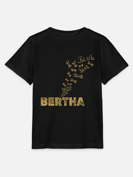 Bertha als Boot - Stanley/Stella Kinder T-Shirt MINI CREATOR - Schwarz
