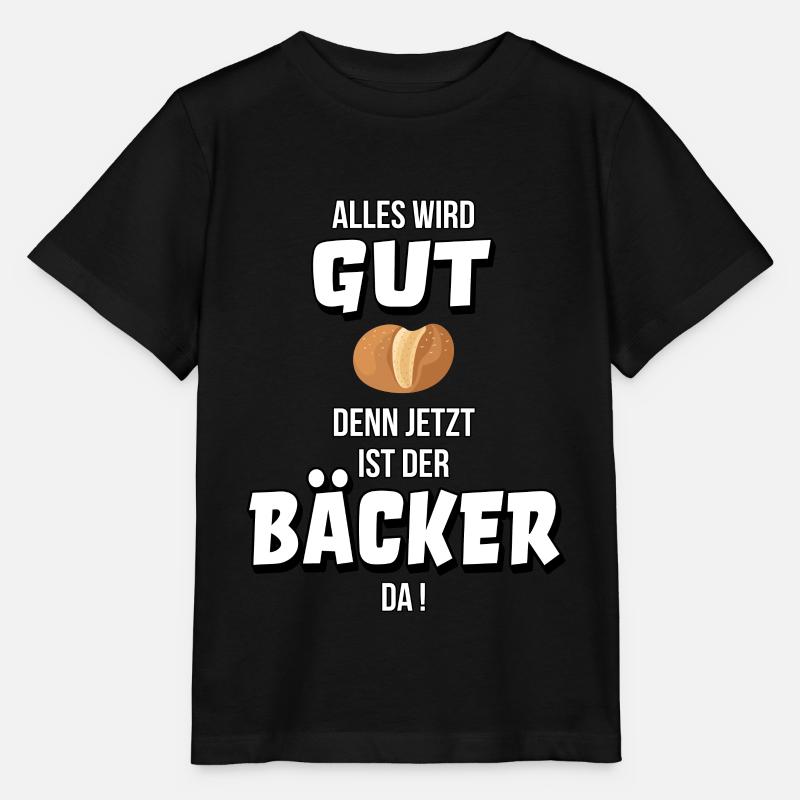 Bäcker Bäckerei Bäckermeister Geschenk Spruch - Stanley/Stella Kinder T-Shirt MINI CREATOR  - Schwarz