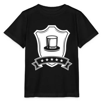 Cylinder Groom Coat of Arms - Stanley/Stella MINI CREATOR Kids’ T-Shirt - black - Front - Mikhail (115cm)