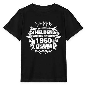 geboren 1960 - Stanley/Stella Kinder T-Shirt MINI CREATOR  - Schwarz - Vorne - Mikhail (115cm)