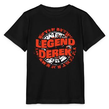 Cadeau pour Derek - T-shirt bio MINI CREATOR Stanley/Stella Enfant - noir - Devant - Mikhail (115cm)