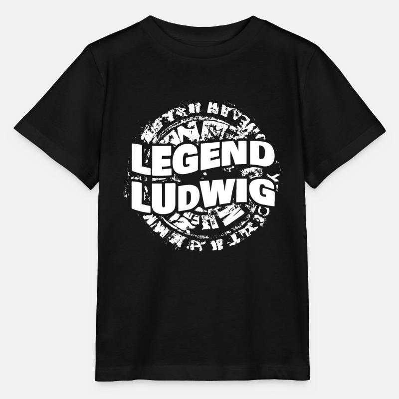 Mann Ludwig - Stanley/Stella Kinder T-Shirt MINI CREATOR  - Schwarz