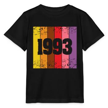 Jahrgang 1993 - Stanley/Stella Kinder T-Shirt MINI CREATOR  - Schwarz - Vorne - Mikhail (115cm)