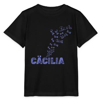 Geschenk für Cäcilia - Stanley/Stella Kinder T-Shirt MINI CREATOR  - Schwarz - Vorne - Mikhail (115cm)