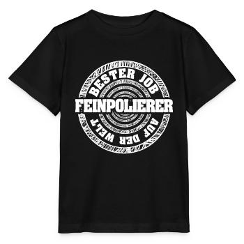 Cadeau pour polisseuse fine - T-shirt bio MINI CREATOR Stanley/Stella Enfant - noir - Devant - Mikhail (115cm)
