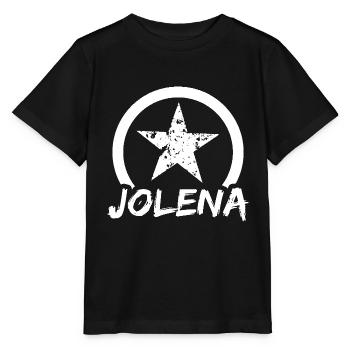 Jolena as a first name - Stanley/Stella MINI CREATOR Kids’ T-Shirt - black - Front - Mikhail (115cm)