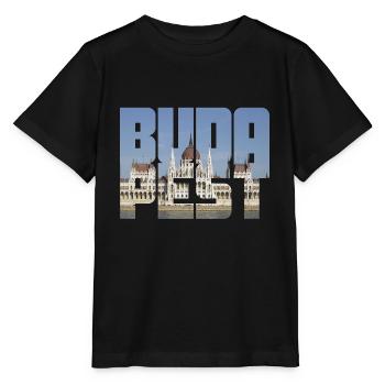 Budapest - T-shirt bio MINI CREATOR Stanley/Stella Enfant - noir - Devant - Mikhail (115cm)