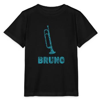 Bruno - T-shirt bio MINI CREATOR Stanley/Stella Enfant - noir - Devant - Mikhail (115cm)