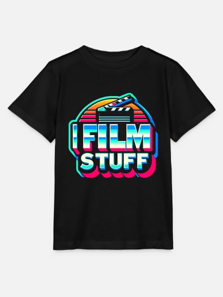 I Film Stuff 17 - Stanley/Stella Kinder T-Shirt MINI CREATOR - Schwarz