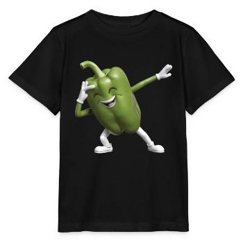 Paprika Geschenk - Stanley/Stella Kinder T-Shirt MINI CREATOR  - Schwarz - Vorne - Mikhail (115cm)