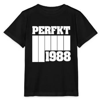 Perfect 1988 - Stanley/Stella MINI CREATOR Kids’ T-Shirt - black - Front - Mikhail (115cm)