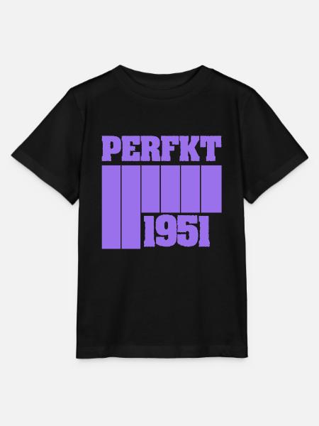 Perfekt 1951 - Stanley/Stella Kinder T-Shirt MINI CREATOR - Schwarz