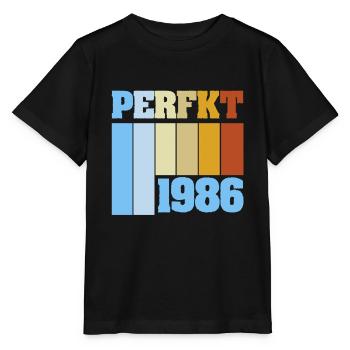 1986 1986 - T-shirt bio MINI CREATOR Stanley/Stella Enfant - noir - Devant - Mikhail (115cm)