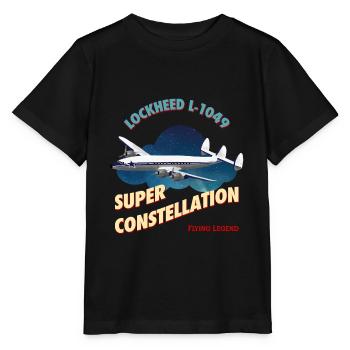super constellation - T-shirt bio MINI CREATOR Stanley/Stella Enfant - noir - Devant - Mikhail (115cm)