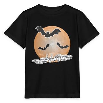 Halloween Moon - DGS Streetwear - Stanley/Stella MINI CREATOR Kids’ T-Shirt - black - Front - Mikhail (115cm)