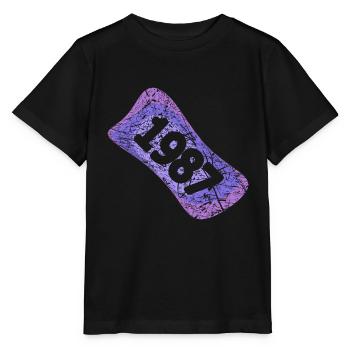 Class reunion 1987 - Stanley/Stella MINI CREATOR Kids’ T-Shirt - black - Front - Mikhail (115cm)