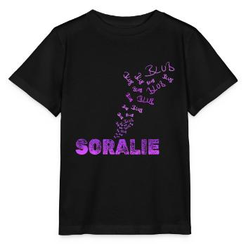 Lustig Soralie - Stanley/Stella Kinder T-Shirt MINI CREATOR  - Schwarz - Vorne - Mikhail (115cm)