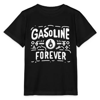 Gasoline Forever 16 - Stanley/Stella MINI CREATOR Kids’ T-Shirt - black - Front - Mikhail (115cm)