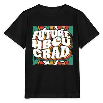 Le futur étudiant diplômé de HBCU est historiquement noir - T-shirt bio MINI CREATOR Stanley/Stella Enfant - noir - Devant - Mikhail (115cm)