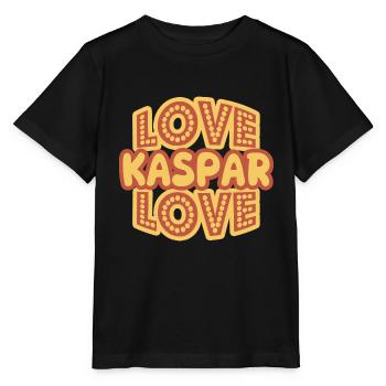 Prénom Kaspar - T-shirt bio MINI CREATOR Stanley/Stella Enfant - noir - Devant - Mikhail (115cm)