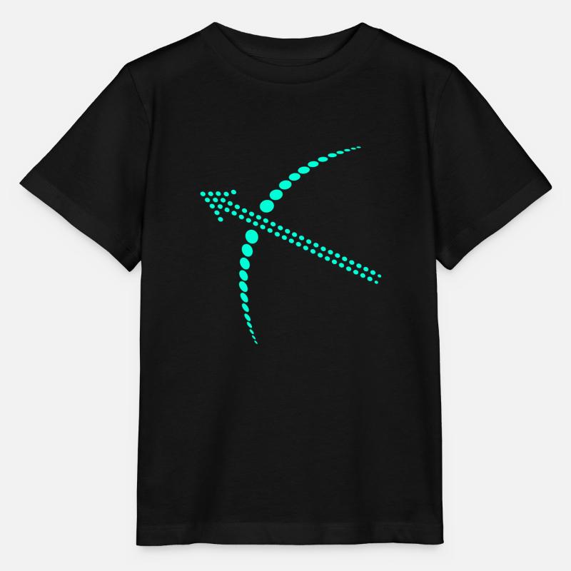 Flèche et arc - T-shirt bio MINI CREATOR Stanley/Stella Enfant - noir