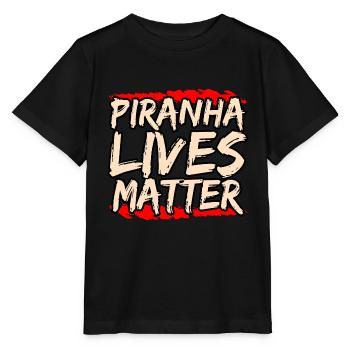 Piranha - Stanley/Stella Kinder T-Shirt MINI CREATOR  - Schwarz - Vorne - Mikhail (115cm)