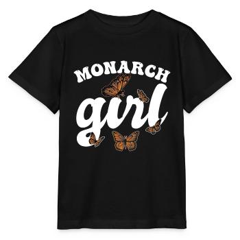 Fille monarque - T-shirt bio MINI CREATOR Stanley/Stella Enfant - noir - Devant - Mikhail (115cm)