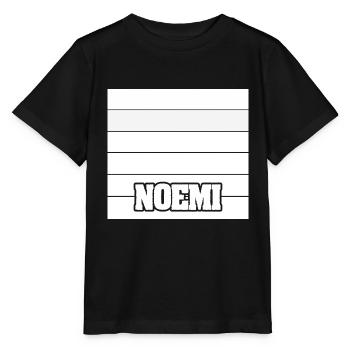 Nom de la femme Noemi - T-shirt bio MINI CREATOR Stanley/Stella Enfant - noir - Devant - Mikhail (115cm)