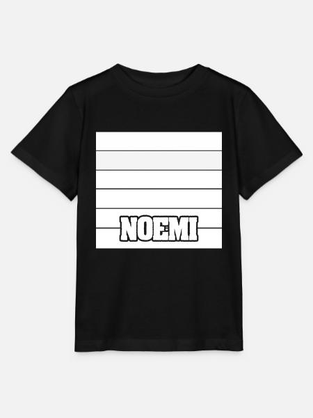 Frauenname Noemi - Stanley/Stella Kinder T-Shirt MINI CREATOR - Schwarz