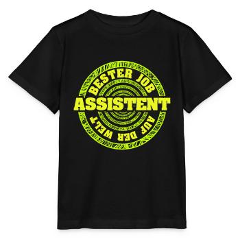 Assistant - Stanley/Stella MINI CREATOR Kids’ T-Shirt - black - Front - Mikhail (115cm)