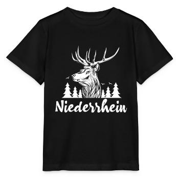 Rhin inférieur - T-shirt bio MINI CREATOR Stanley/Stella Enfant - noir - Devant - Mikhail (115cm)