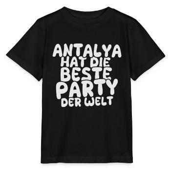 Geschenk für Antalya - Stanley/Stella Kinder T-Shirt MINI CREATOR  - Schwarz - Vorne - Mikhail (115cm)