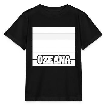 Ozeana as a woman's name - Stanley/Stella MINI CREATOR Kids’ T-Shirt - black - Front - Mikhail (115cm)