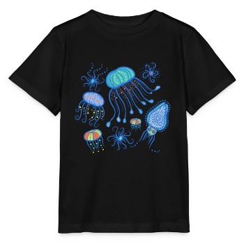 Mer colorée - T-shirt bio MINI CREATOR Stanley/Stella Enfant - noir - Devant - Mikhail (115cm)