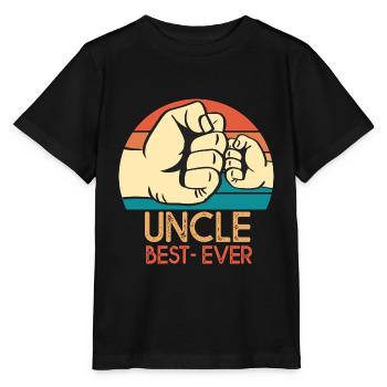 Geschenk Onkel Onkel bester Onkel aller Zeiten Onkel - Stanley/Stella Kinder T-Shirt MINI CREATOR  - Schwarz - Vorne - Mikhail (115cm)