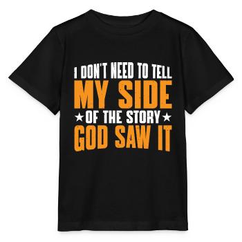 Je n’ai pas besoin de raconter ma version de l’histoire 11 - T-shirt bio MINI CREATOR Stanley/Stella Enfant - noir - Devant - Mikhail (115cm)