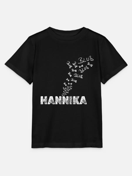 Anglerin Hannika - Stanley/Stella Kinder T-Shirt MINI CREATOR - Schwarz